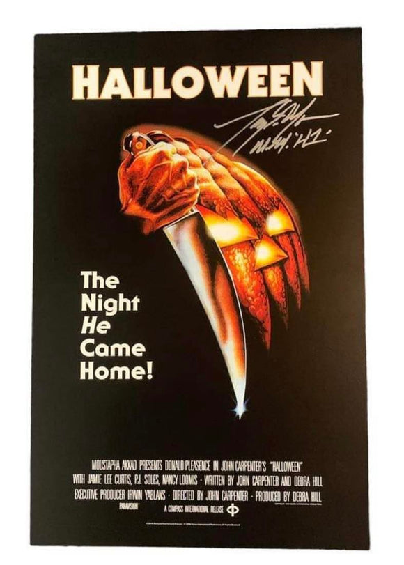Tony Moran Halloween Autographed Poster