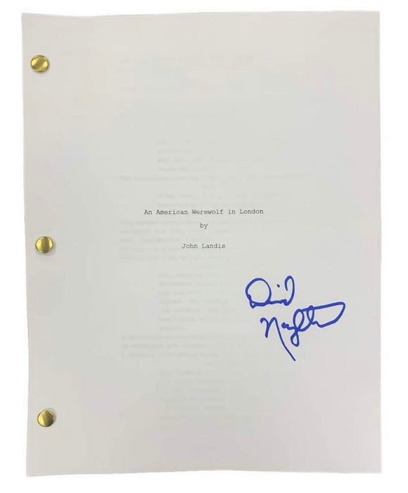 David Naughton An American Werewolf in London Autographed Script