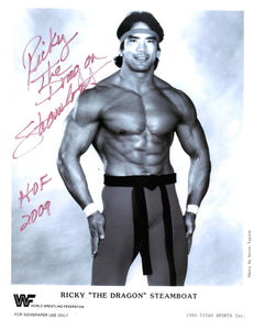 Ricky "The Dragon" Steamboat WWF Autographed 8x10