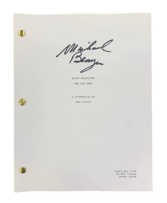 Michael Berryman the Hills Have Eyes Autographed Script