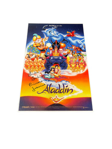 Linda Larkin Princess Jasmine Aladdin Autographed Poster