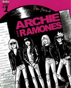 Dan Parent Autographed 8x10 of Archie Meets Ramones