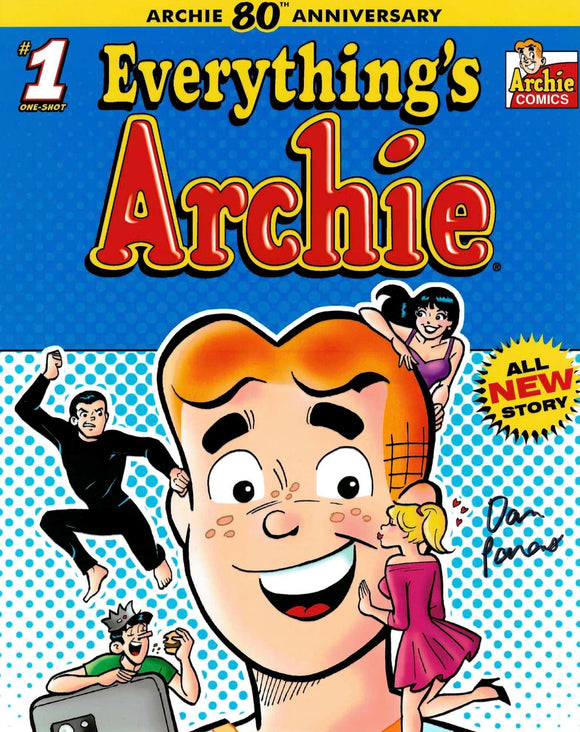 Dan Parent Autographed 8x10 of Everything's Archie Cover