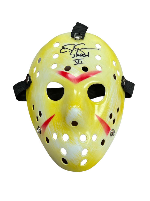 CJ Graham Autographed Jason Voorhees Mask