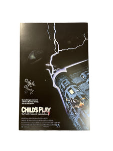 Ed Gale Child's Play Autographed Poster