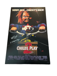 Brad Dourif Child's Play 2 Autographed Poster