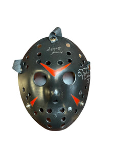 Ted White & C.J. Graham Dual Autographed Jason Voorhees Mask