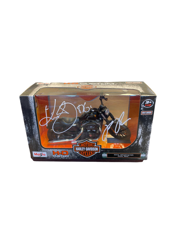 Harley Davidson Die Cast Autographed by Sons of Anarchy's Kim Coates & Ron Perlman