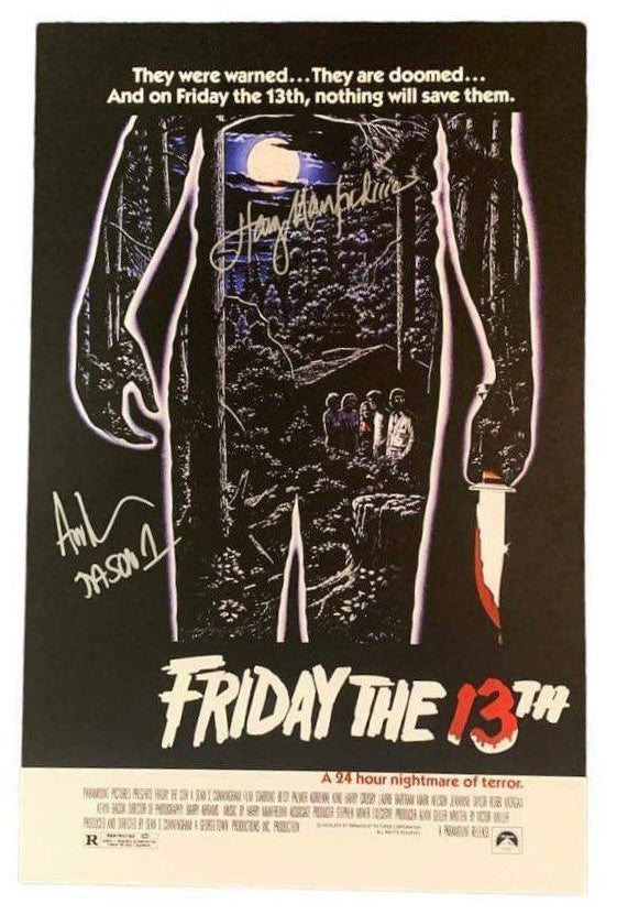 Ari Lehman/Harry Manfredini Friday the 13th Autographed Poster