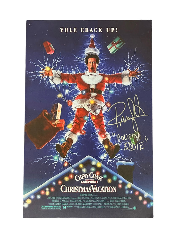 Randy Quaid Autographed National Lampoon’s Christmas Vacation Mini Poster