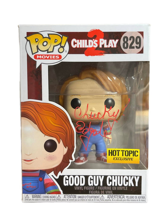 Child's Play 2 Good Guy Funko Autographed by Ed Gale (Hot Topic Exclusive) #829