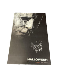 Nick Castle Halloween 2018 Autographed Poster