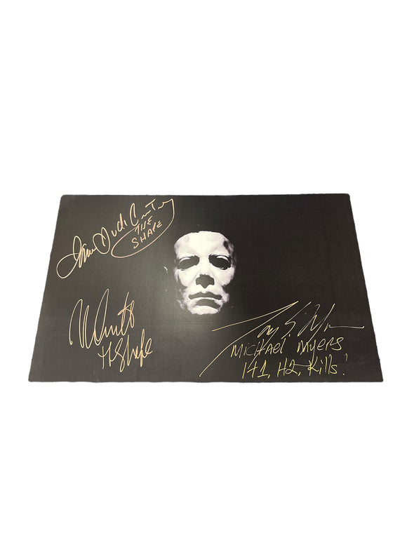 Nick Castle/Tony Moran/James Jude Courtney Halloween Michael Myers Mask Print
