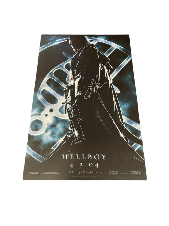 Ron Perlman Hellboy Autographed Poster