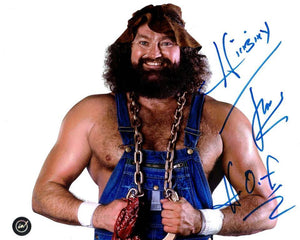 Hillbilly Jim WWF / WWE Autographed Photo w/ Chain