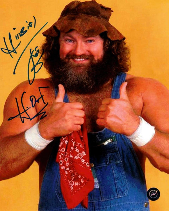 Hillbilly Jim WWF Autographed Photo w/ Thumbs Up