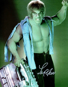 Lou Ferrigno Original Incredible Hulk 8x10 Autographed Photo