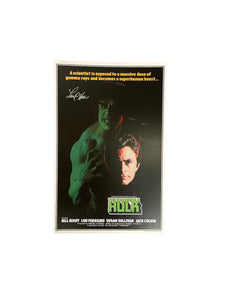 Incredible Hulk 11x17 Mini Poster Autographed by Lou Ferrigno