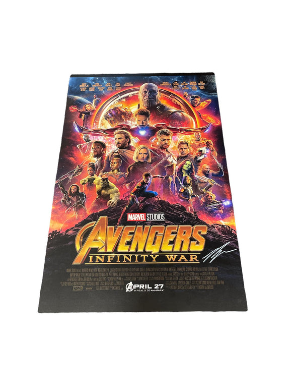 Ross Marquand Avengers: Infinity War Autographed Poster