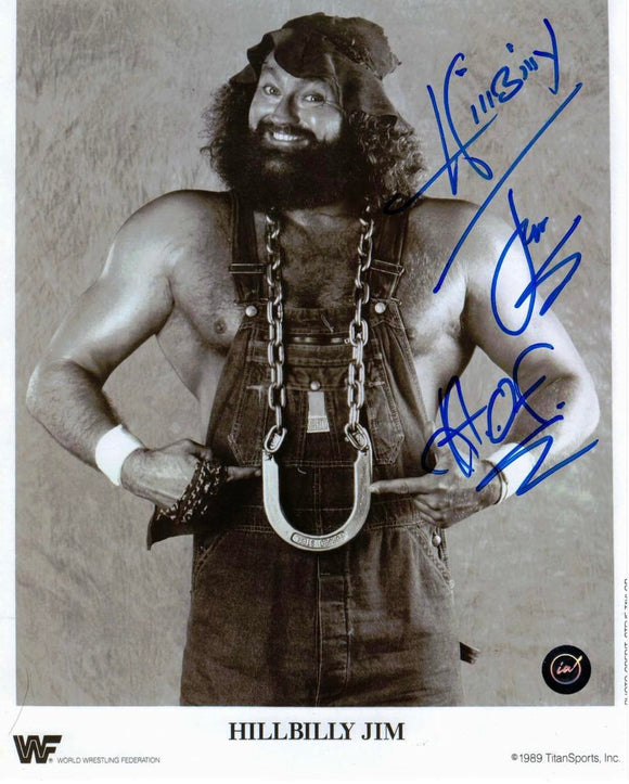Hillbilly Jim WWF Autographed Photo
