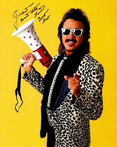 Jimmy "Mouth of the South" Hart Autographed Megaphone Promo Photo