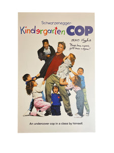 Kindergarten Cop Mini Poster Autographed by Miko Hughes