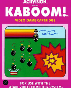 David Crane Autographed Kaboom 8x10 Video Game Cover Photo