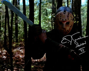 CJ Graham Autographed 8x10 Friday the 13th Part VI Bloody Arm