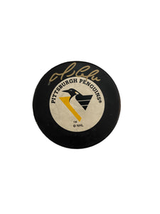 Mario Lemieux Autographed Pittsburgh Penguins Puck