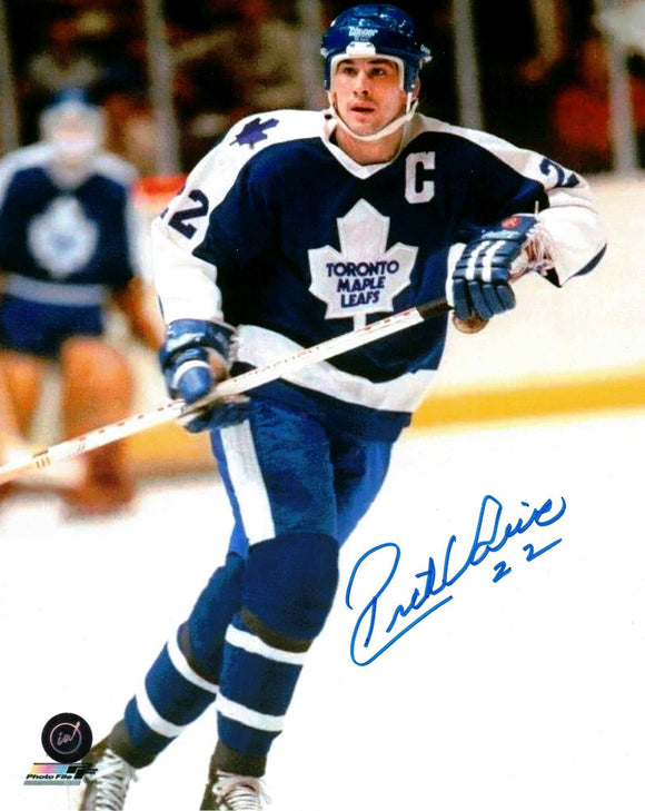 Rick Vaive Toronto Maple Leafs NHL Autographed 8x10 Photo