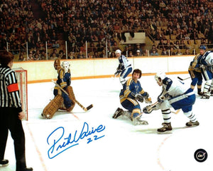 Rick Vaive Toronto Maple Leafs Autographed 8x10 50th Goal