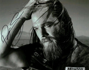 Ryan Hurst as Opie in Sons of Anarchy Autographed B&W 8x10 Photo