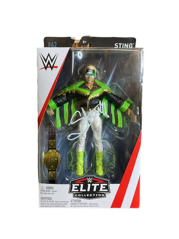 WWE Elite Collection Series # 62 Action Figure Autographed by Sting