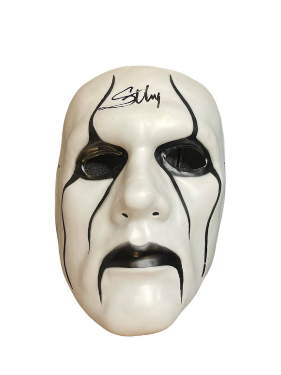 Sting WWE / AEW Autographed Officially Licensed Mask