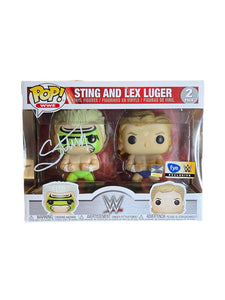 Pop Funko WWE Sting / Lex Luger Version Autographed by Sting