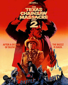 Bob Elmore The Texas Chainsaw Massacre Part 2 8x10 Movie Promo