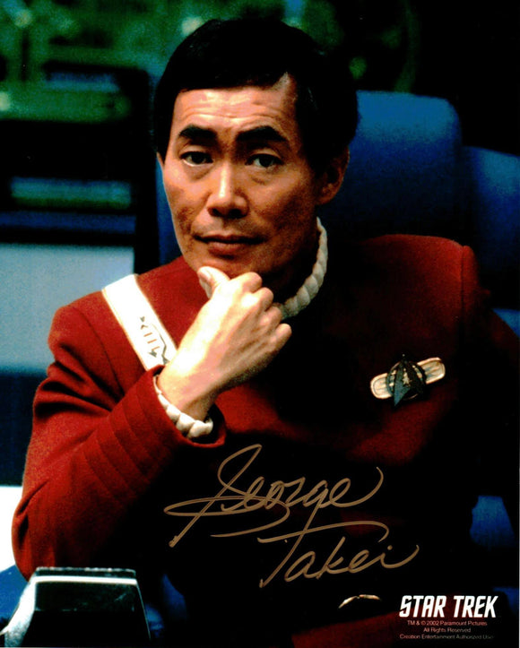 George Takei Star Trek (Sulu) 8x10 Autographed Photo Solo