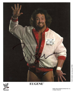Eugene WWE Autographed 8x10