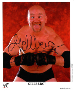 Gillberg WWF Autographed 8x10