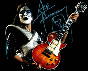 Ace Frehley KISS Spaceman Autographed 8x10