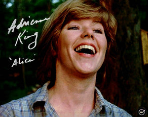 Adrienne King as "Alice" in Friday the 13th Autographed 8x10 photo