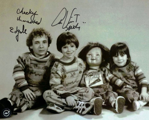 Alex Vincent & Ed Gale Child's Play Dual Autographed 8x10