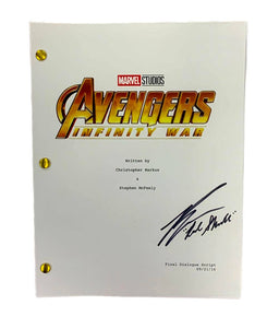 Ross Marquand Red Skull/Stonekeeper Avengers: Infinity War Autographed Script