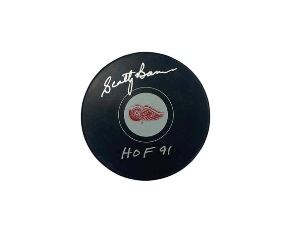 Scotty Bowman NHL Detroit Red Wings Coach Autographed Puck