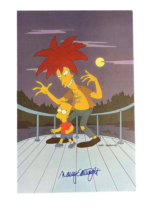 Nancy Cartwright Simpsons Autographed 11x17