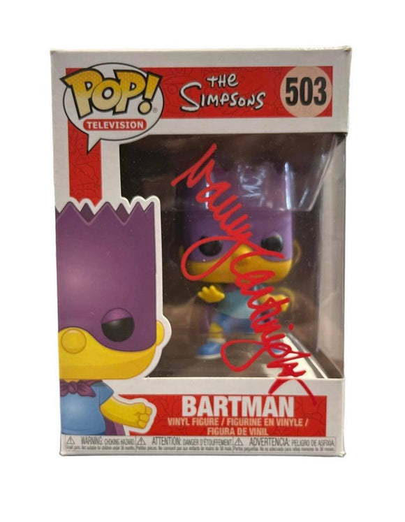 Nancy Cartwright Autographed Simpsons Bartman Funko