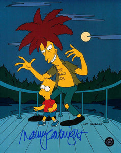 Nancy Cartwright Autographed Simpsons 8x10