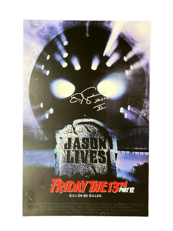 C.J. Graham Jason Voorhees Friday the 13th Part VI: Jason Lives 11x17 Poster