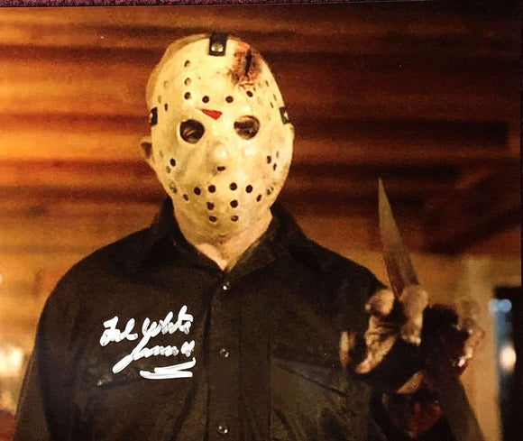 Ted White as Jason Voorhees Friday the 13th: the Final Chapter Autographed 8x10