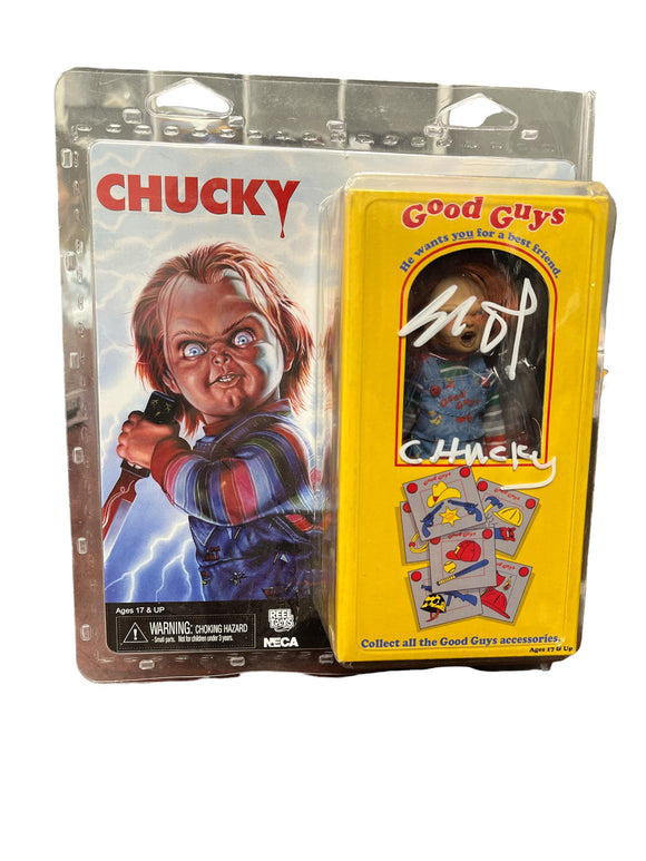 Brad Dourif Child's Play Chucky NECA 7” Autographed Figure